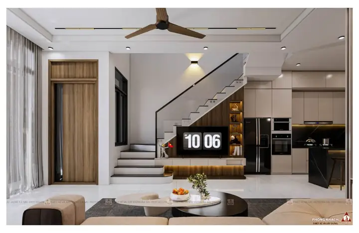 Không Gian Sống Siêu Hiện Đại, Thoáng Đãng Trong Căn Nhà 6x16m 3 Tầng