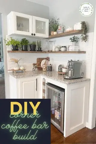 R/woodworking - Góc Cà Phê Trong Bếp Nhà Tớ