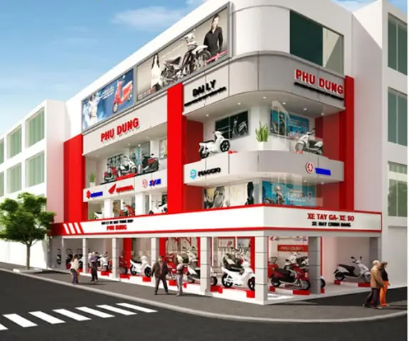 Thiết Kế Mặt Tiền Showroom Giúp Quảng Cáo Thương Hiệu