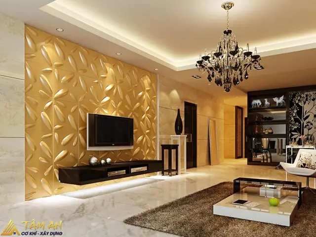 Mẫu Giấy Dán Tường Phòng Khách