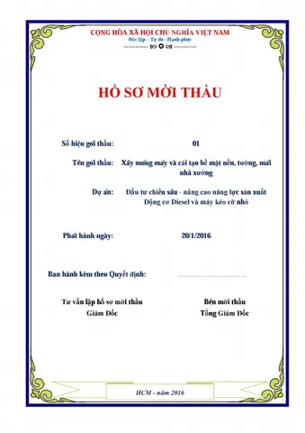 Mẫu Hồ Sơ Mời Thầu Sửa Chữa Nội Thất Chuẩn Và Hoàn Chỉnh Mẫu Hồ Sơ Mời Thầu Sửa Chữa Nội Thất Chuẩn Và Hoàn Chỉnh