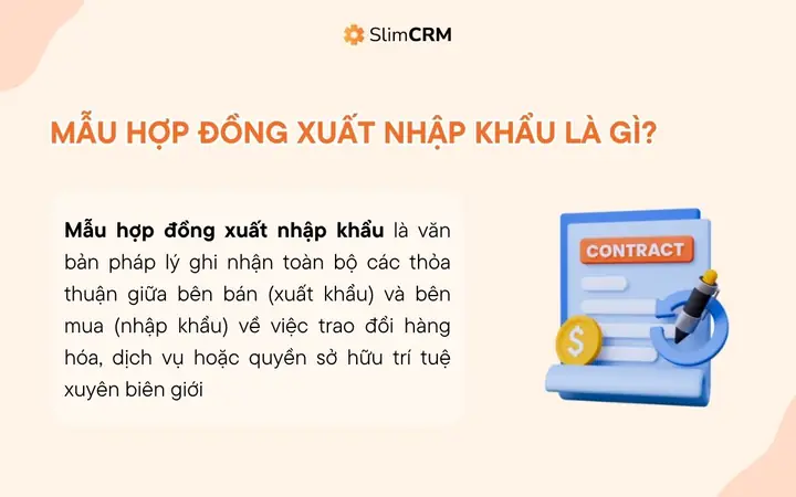 Mẫu Hợp Đồng Xuất Nhập Khẩu Là Gì?