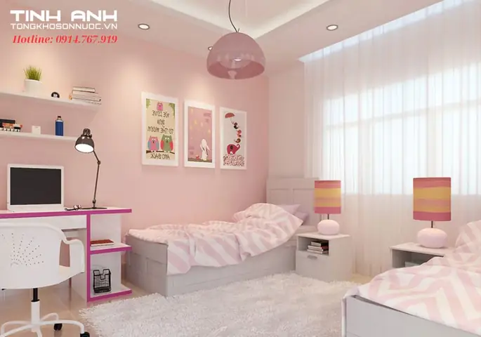 Màu Sơn Jotun Nội Thất – Gam Màu Hồng