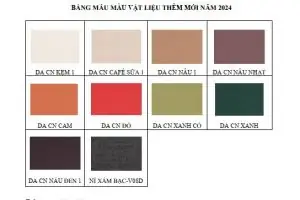 Bảng Màu Da Thêm Mới Năm 2024