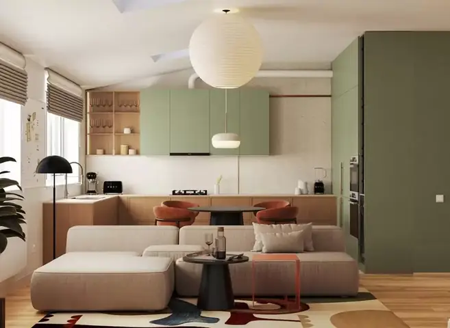 Mẫu Thiết Kế Nội Thất Chung Cư 87m2 Cho Người Độc Thân Mẫu Thiết Kế Nội Thất Chung Cư 87m2 Cho Người Độc Thân