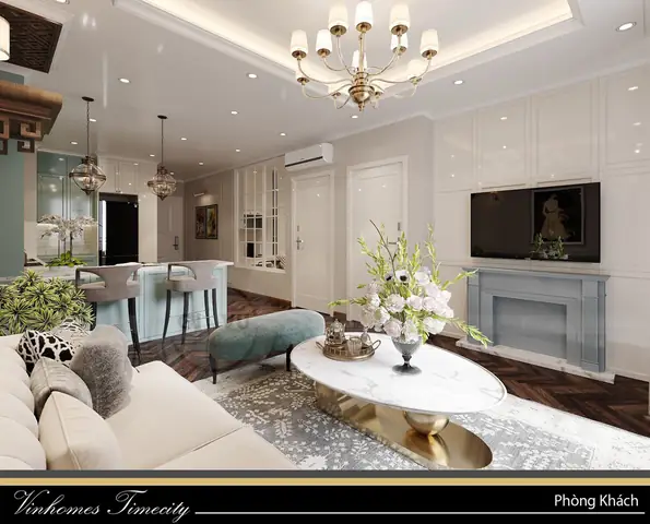 Thiết Kế Nội Thất Chung Cư Vinhomes Times City Nhà Cô Lệ
