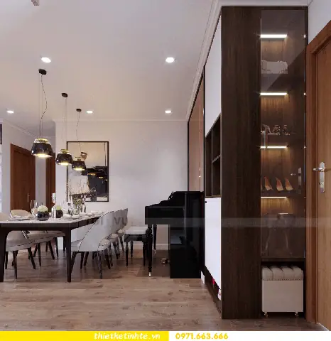 Thiết Kế Nội Thất Chung Cư Times City Căn 2 Ngủ Theo Phong Cách Hiện Đại