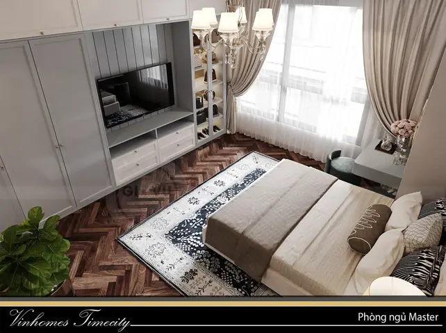 Thiết Kế Nội Thất Chung Cư Vinhomes Times City Nhà Cô Lệ