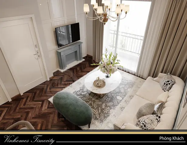 Thiết Kế Nội Thất Chung Cư Vinhomes Times City Nhà Cô Lệ
