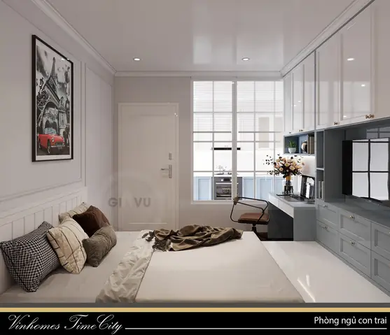 Thiết Kế Nội Thất Chung Cư Vinhomes Times City Nhà Cô Lệ