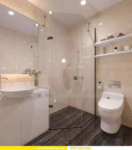 Thiết Kế Nội Thất Chung Cư Times City Căn 2 Ngủ Theo Phong Cách Hiện Đại