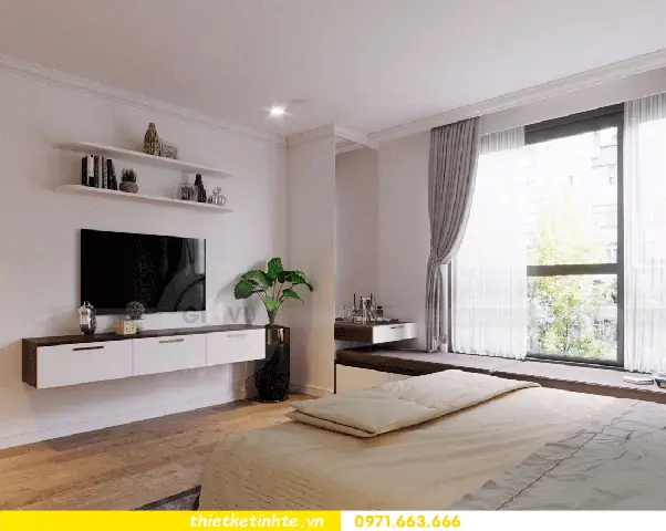 Thiết Kế Nội Thất Chung Cư Times City Căn 2 Ngủ Theo Phong Cách Hiện Đại