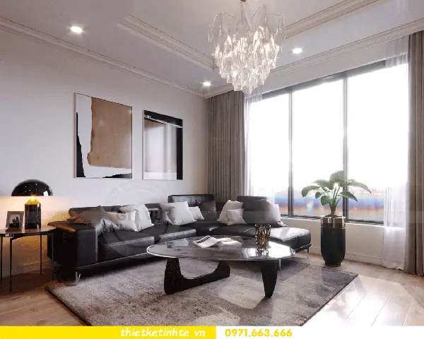 Thiết Kế Nội Thất Chung Cư Times City Căn 2 Ngủ Theo Phong Cách Hiện Đại
