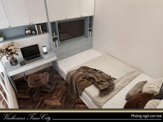 Thiết Kế Nội Thất Chung Cư Vinhomes Times City Nhà Cô Lệ