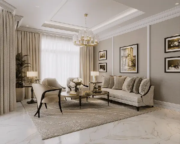 Mẫu Thiết Kế Nội Thất Nhà Phố Đẹp Cổ Điển