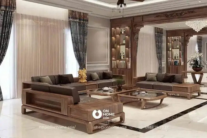 Bàn Trà Gỗ Óc Chó.