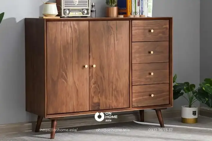 Tủ Giày Gỗ Óc Chó.