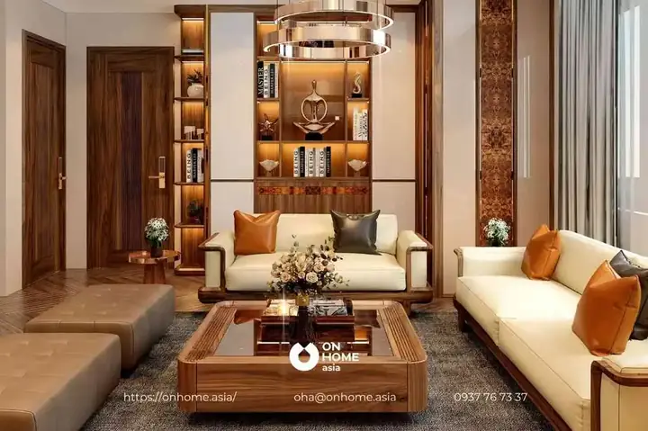 Mẫu 14: Nội Thất Phòng Khách Căn Hộ Chung Cư Sang Trọng.