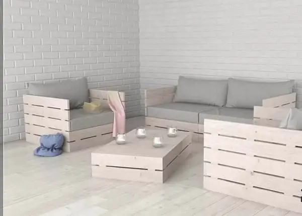 Bàn Ghế Gỗ Thông Pallet Bàn Ghế Gỗ Thông Pallet