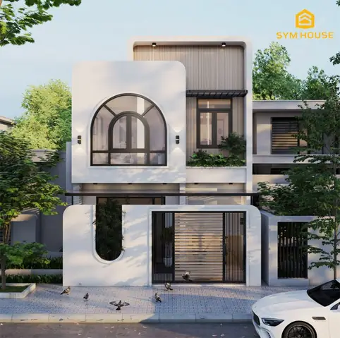 Mẫu Nhà Phố 2 Tầng 7x15m Xây Kiểu Nhà Ống