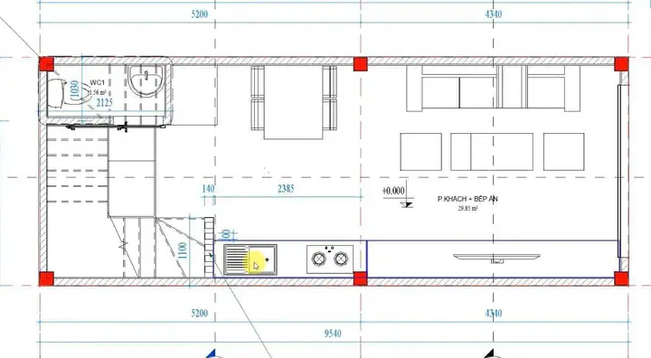 Mặt Bằng Thiết Kế Mẫu Nhà Ống Đẹp