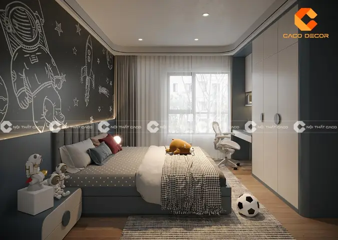 Mẫu Thiết Kế Phòng Ngủ Cho Bé Trai Đẹp