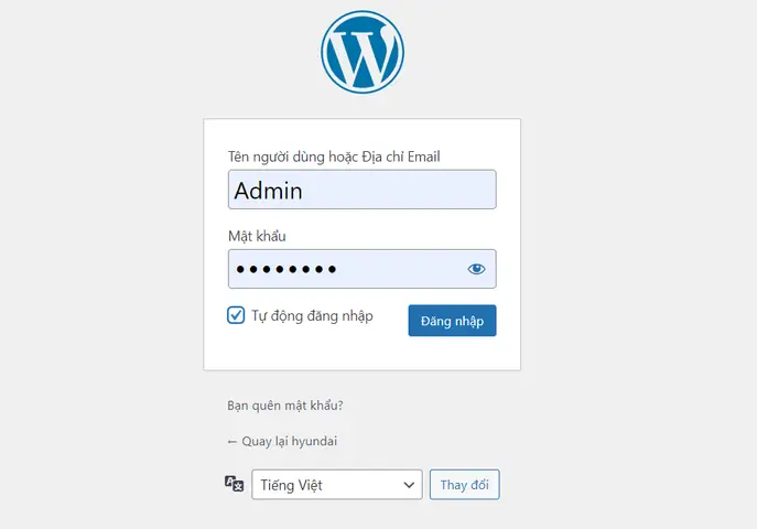 Bước 5: Thay Đổi Mật Khẩu Cho Tài Khoản Website Bước 5: Thay Đổi Mật Khẩu Cho Tài Khoản Website