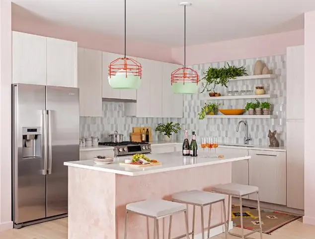 #7 Nhà Bếp Màu Hồng Pastel #7 Nhà Bếp Màu Hồng Pastel