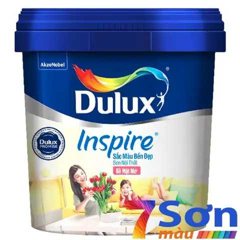 Sơn Nội Thất Dulux Inspire Sắc Màu Bền Đẹp Bề Mặt Mờ 39a (15 Lít)