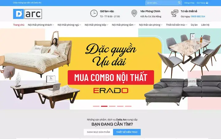 Giới Thiệu Theme WordPress Nội Thất Mẫu 21