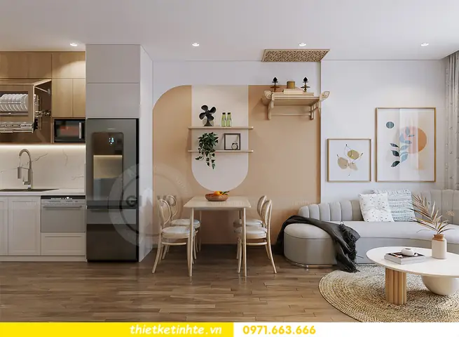 Thiết Kế Nội Thất Căn Hộ 45m2 Theo Phong Cách Tối Giản Thiết Kế Nội Thất Căn Hộ 45m2 Theo Phong Cách Tối Giản