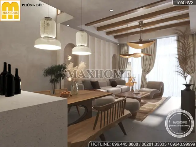 Chiêm Ngưỡng Mẫu Nhà Hiện Đại Thiết Kế Nội Thất Độc Đáo | Mh01178