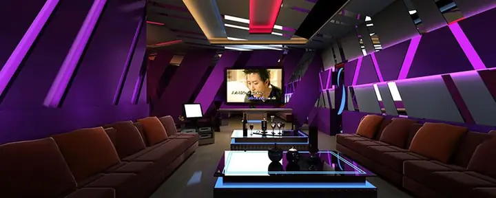 Mẫu Thiết Kế Nội Thất Phòng Karaoke Hiện Đại Phong Cách Quán Bar