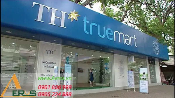 Mẫu Thiết Kế Cửa Hàng Bán Sữa 1