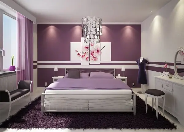 Ý Nghĩa Của Màu Tím Trong Thiết Kế Phòng Ngủ