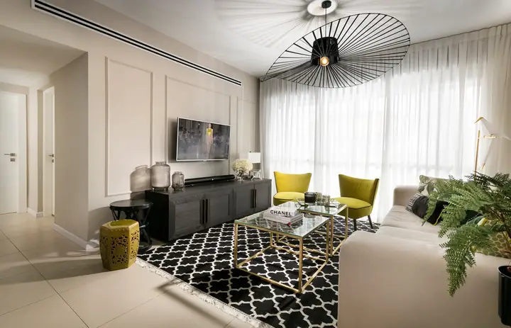 Thiết Kế Phòng Khách 12m2 Phong Cách Hiện Đại