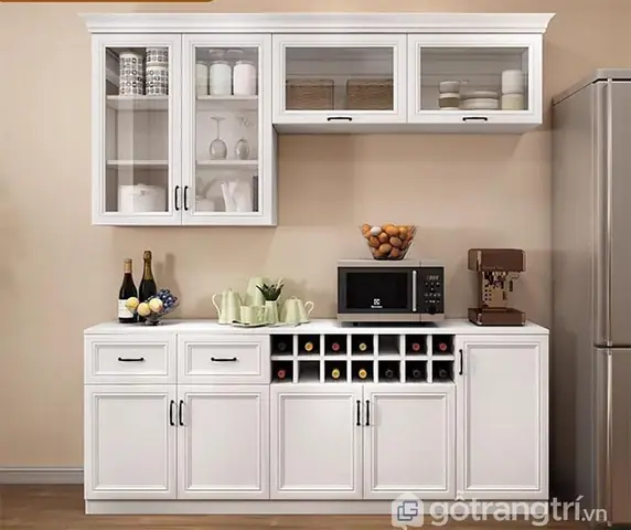 Phổ Biến Của Màu Trắng Trong Thiết Kế Tủ Bếp