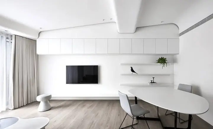Trắng Kết Hợp Vân Gỗ