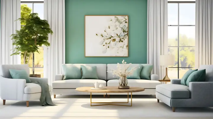 Màu Xanh Trong Thiết Kế Nội Thất