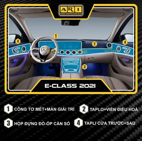 Mercedes E-class 2021 Hơn Cả Một Chiếc Xe, Nó Là Tượng Trưng Cho Sự Sang Trọng Và Thành Công. Mỗi Chi Tiết, Từ Cabin Đến Vỏ Xe, Đều Thể Hiện Sự Tinh Xảo, Mang Đến Cảm Giác Lái Thượng Hạng. Chọn Dịch Vụdán Ppf Nội Thất Mercedes E-classchất Lượng Là Bảo Vệ Tài Sản Của Bạn Một Cách Khôn Ngoan, Đảm Bảo Độ Mới Và Giá Trị Bền Vững Theo Thời Gian.