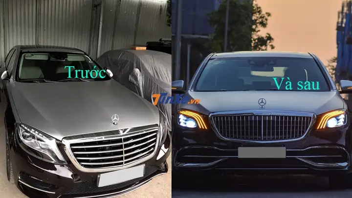 Mercedes-benz S500 Đời 2013 Trước Và Sau Khi Độ Lên Body Kit Mercedes-maybach 2019