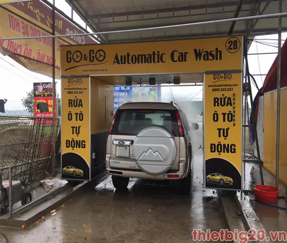 Mô Hình Rửa Xe Tự Động, Chuyên Nghiệp Tạo Sự Khác Biệt