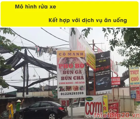 Mô Hình Kinh Doanh Rửa Xe Kết Hợp Cafe Thu Tiền Triệu Mỗi Ngày