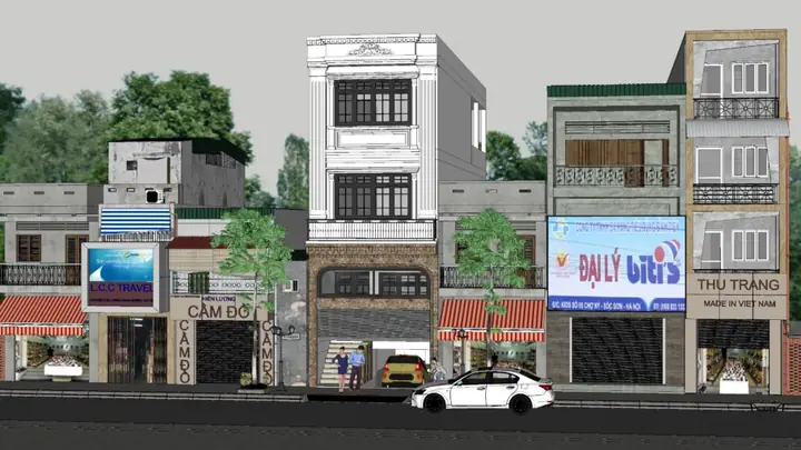 Hướng Dẫn Tìm Kiếm Model Nội Thất Nhà Phố Sketchup Hiệu Quả