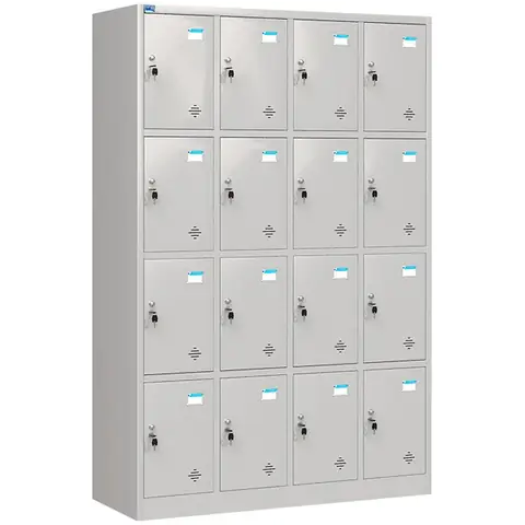 Tủ Sắt Hòa Phát Tu984-4k – 16 Khoang Cánh Mở, Khóa Locker An Toàn Tủ Sắt Hòa Phát Tu984-4k – 16 Khoang Cánh Mở, Khóa Locker An Toàn