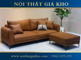 Sofa Góc L Adora Gk01 Da Tẩy Mực