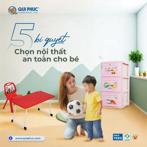 Bí Quyết Chọn Nội Thất An Toàn Cho Bé – Bố Mẹ Nhất Định Phải Biết