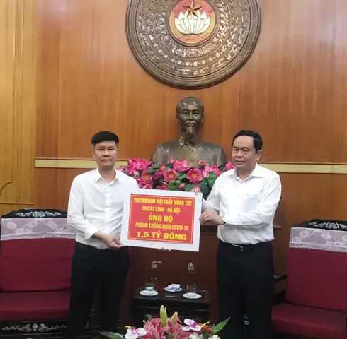 Showroom Nội Thất Hùng Tuý (20 Cát Linh, Đống Đa, Hà Nội) Đã Ủng Hộ 1,5 Tỷ Đồng Tới Quỹ Phòng Chống Dịch Covid-19.