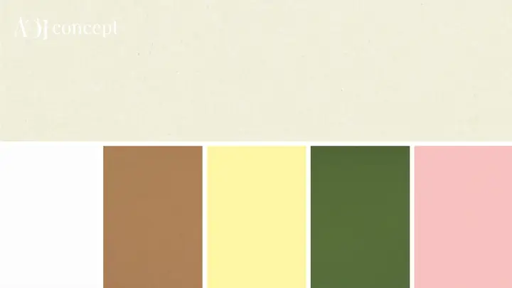Phối Màu Kem Với: Trắng, Nâu, Vàng Nhạt, Xanh Rêu, Hồng Pastel Phối Màu Kem Với: Trắng, Nâu, Vàng Nhạt, Xanh Rêu, Hồng Pastel
