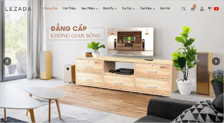 Mẫu Website Bán Hànglezada